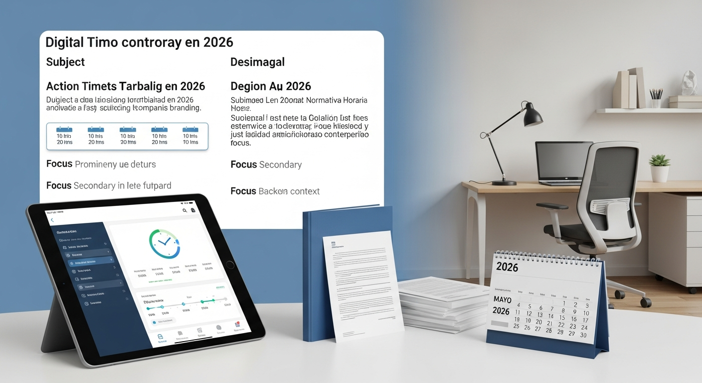 Control horari el 2026: el que la llei exigeix i com complir-ho